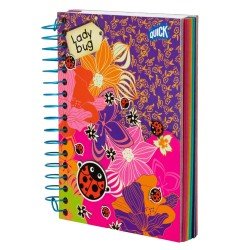 LIBRETA CON ESPIRAL QUICK 150H TD LADY BUG (108)