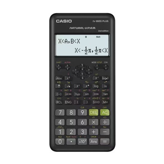 CALCULADORA CIENTIFICA CASIO FX-82LA PLUS-2-BK 252F NEG(40)