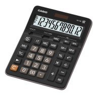 CALCULADORA DE ESCRITORIO CASIO GX-12B-BK-W-DC 12D (40)