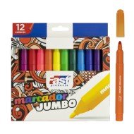 MARCADORES EN ESTUCHE FAST JUMBO 12C (8X12)