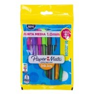 BOLIGRAFO PAPER MATE KILOMETRICO 100 BX8 COLORES SURT (48)
