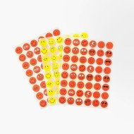 ETIQUETAS FAST 601 CARITAS COLORES 6H (12X24)