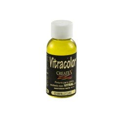 PINTURA VITRAL CREATEX 40ML 002 AMARILLO CLARO
