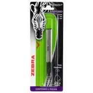 REPUESTO BOLIGRAFO ZEBRA F-301 BX2 NEGRO