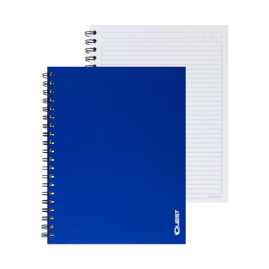 CUADERNO DOBLE ANILLO QUEST 100H TD 242399 RAYADO (30)
