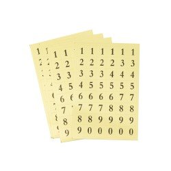 ETIQUETAS FAST 610 NUMEROS 6H (12X24)