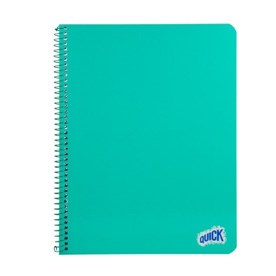 CUADERNO CON ESPIRAL QUICK 100H PLANNER RAYADO (72)
