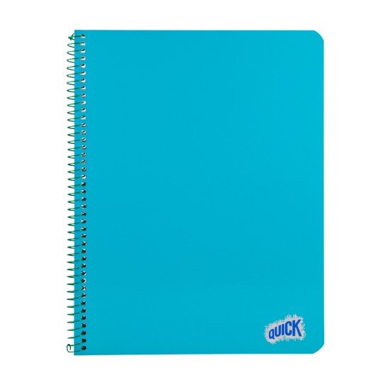CUADERNO CON ESPIRAL QUICK 100H PLANNER RAYADO (72)