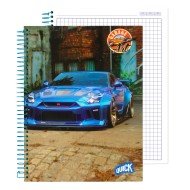 CUADERNO CON ESPIRAL QUICK 100H GARAGE ART CUADROS (72)