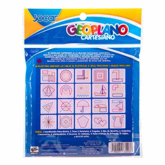 JUEGO DIDACTICO JOCAR GEOPLANO (120)