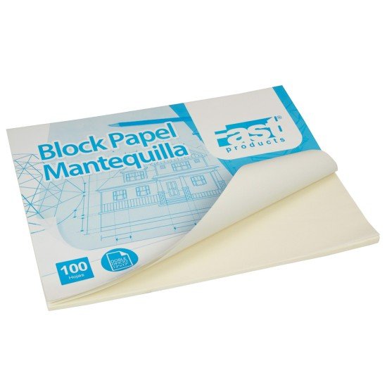 BLOCK PAPEL MANTEQUILLA FAST 100H 13X17" (20)