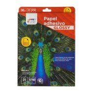 PAPEL ADHESIVO FAST CX25 CARTA 90G GLOSSY (56)