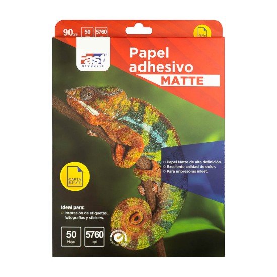 PAPEL ADHESIVO FAST CX50 CARTA 90G MATTE (28)
