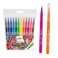 MARCADORES EN ESTUCHE FAST TIPO PINCEL 12C (144)