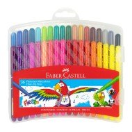 MARCADORES EN ESTUCHE FABER CASTELL 55318 PLASTICO 36C (24)