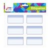 ETIQUETAS PARA CUADERNO FAST BX2 AZUL (6X24)