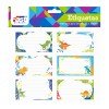 ETIQUETAS PARA CUADERNO FAST BX2 DINO (6X24)