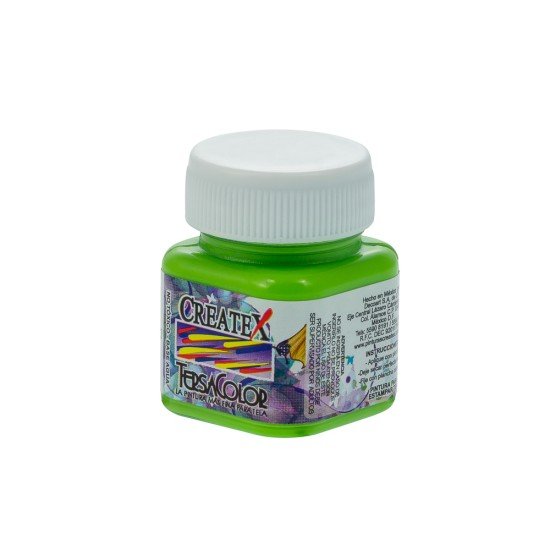 PINTURA TEXTIL TERSACOLOR 30ML 85 VERDE MANZANA (6)