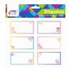 ETIQUETAS PARA CUADERNO FAST BX2 FANTASIA/HADAS (6X24)