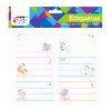 ETIQUETAS PARA CUADERNO FAST BX2 UNICORNIO (6X24)