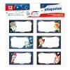 ETIQUETAS PARA CUADERNO FAST BX2 ESPACIO (6X24)