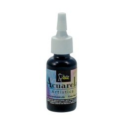 ACUARELA LIQUIDA CREATEX 15ML 028 NEGRO (6)