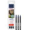 MARCADOR EDDING CALIGRAFICO 1255 BX3 AZUL ACERO