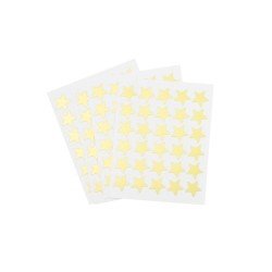 ETIQUETAS FAST 606 ESTRELLAS DORADO 6H (12X24)