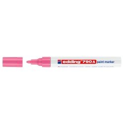 MARCADOR EDDING PERMANENTE 790 GRUESO ROSADO (40X10)