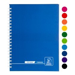 CUADERNO DOBLE ANILLO CONQUISTADOR 100H TD 3063 CUADROS (40)