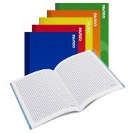 CUADERNO COSIDO VIVO 100H PEQUEÑO 239967 CUADROS 5MM (72)