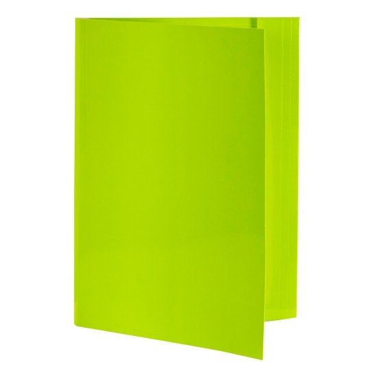FOLDER ESPAÑOL FAST OFICIO DE CARTONCILLO VERDE LIMON (2X50)