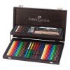 SET FABER CASTELL DIBUJO 110084 ESTUCHE DE MADERA