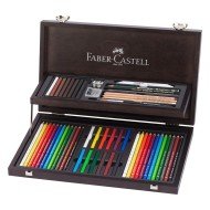 SET FABER CASTELL DIBUJO 110084 ESTUCHE DE MADERA
