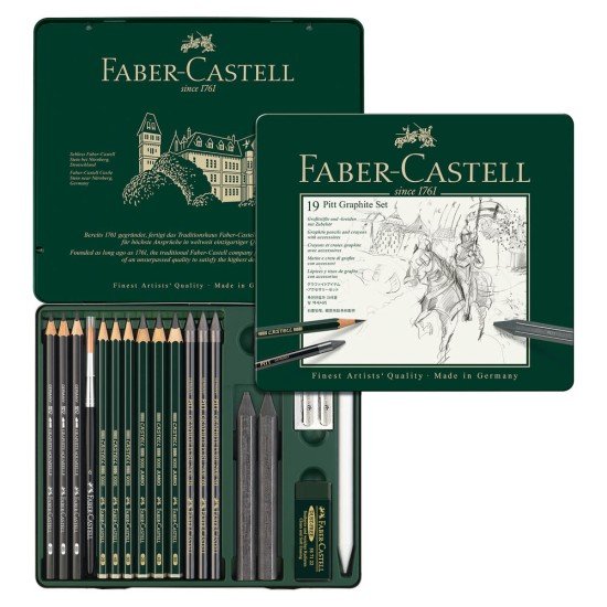 SET FABER CASTELL DIBUJO PROFESIONAL 112973 MEDIANO
