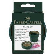 VASO FABER CASTELL CLIC 181520 PARA PINCELES VERDE (6)