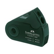 SACAPUNTAS CON DEPOSITO FABER CASTELL 582800 DOBLE VERDE