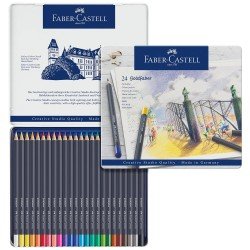 CRAYON DE MADERA FABER CASTELL GOLDFABER 114724 24 COL