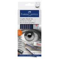SET FABER CASTELL DIBUJO 114000 LAPICES+BORRADOR+SACAPUNTAS