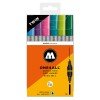 MARCADORES EN ESTUCHE MOLOTOW TWIN 1.5 4MM 200489 6C BAS