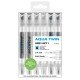 MARCADOR MOLOTOW AQUA TWIN 1MM 2 6MM SX6 729303 GREY