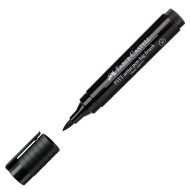 MARCADOR FABER CASTELL PITT PINCEL GRUESO 167699 NEGRO
