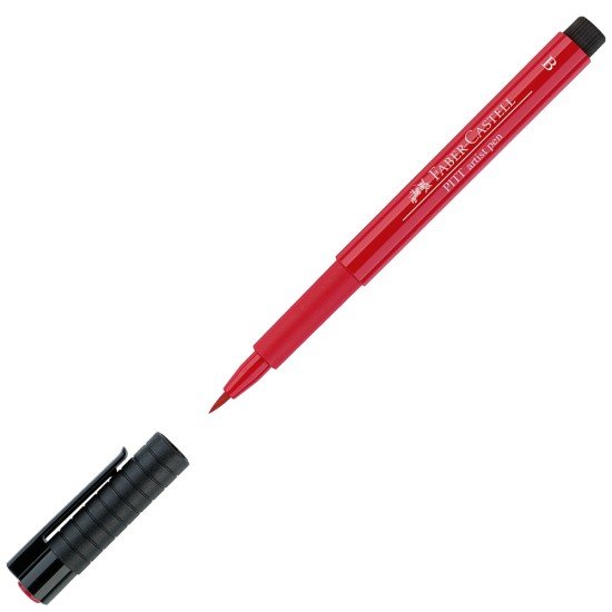MARCADOR FABER CASTELL PITT PINCEL 118 SCARLET RED