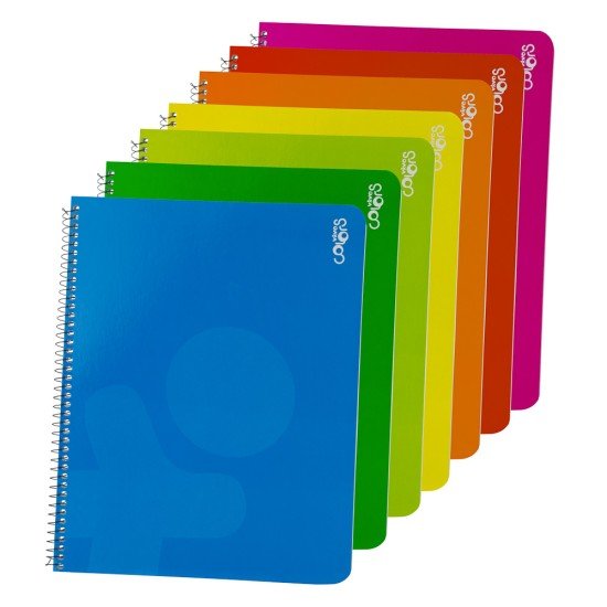 CUADERNO CON ESPIRAL VIVO 100H 240287 RAYADO (42)