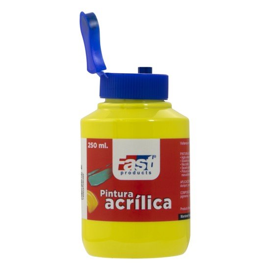 PINTURA ACRILICA FAST 250ML 504 AMARILLO (48)