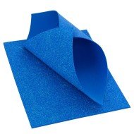 FOAMY DIAMANTINA ARCOIRIS FAST 8.5X11" PX3 AZUL