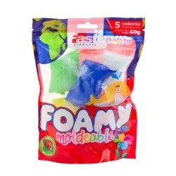 FOAMY MOLDEABLE FAST 10G 5 COLORES SURTIDOS (192)
