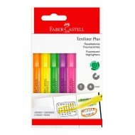 RESALTADOR FABER CASTELL 557366 BX5 COL FLUORESCENTES  (12)