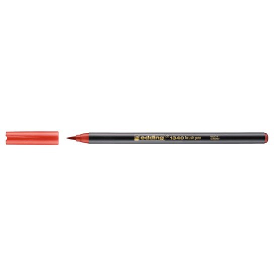 MARCADOR EDDING PINCEL 1340 ROJO
