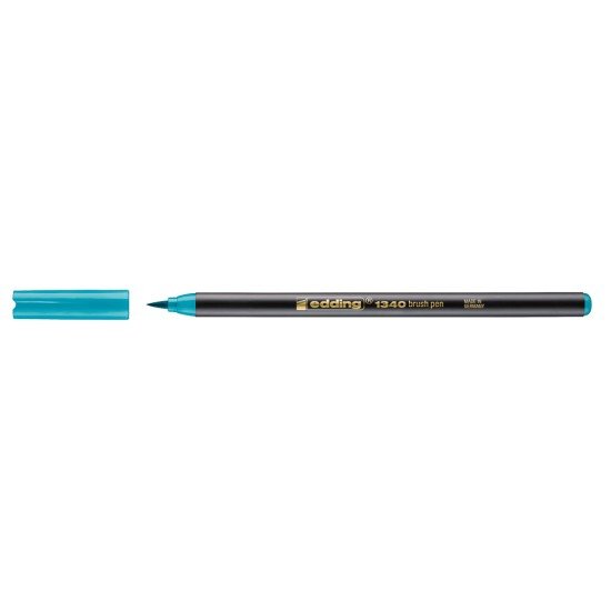 MARCADOR EDDING PINCEL 1340 TURQUESA